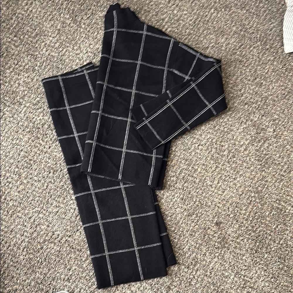 Softest sweater dress set Windowpane midi skirt with mock neck sweater